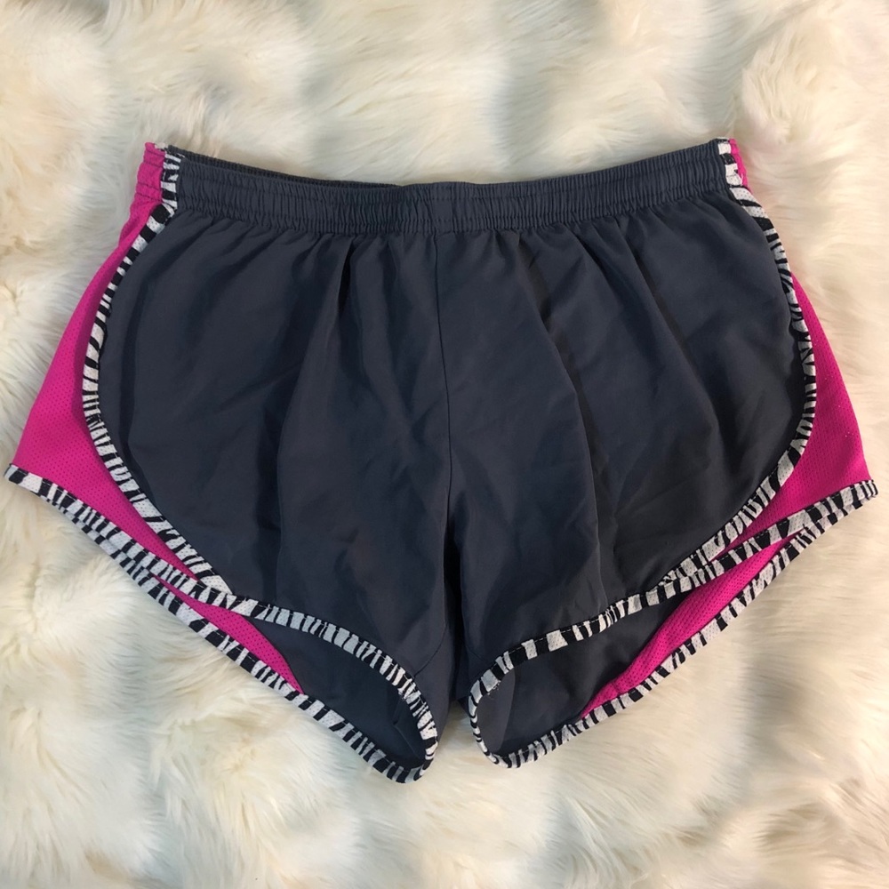 Pink Zebra Running Shorts